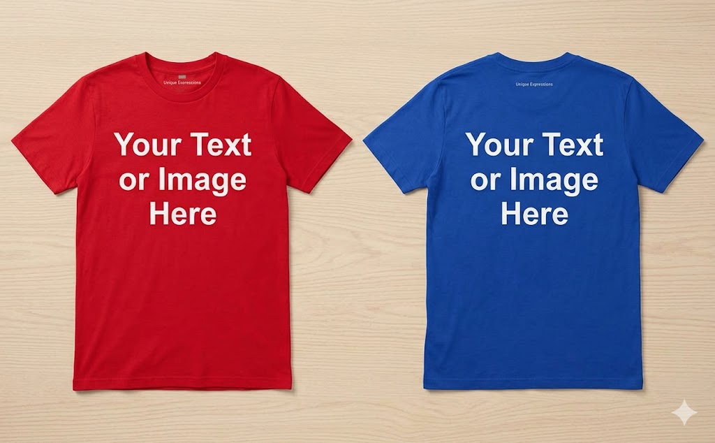 Fully Custom Personalized T-Shirt | Add Your Logo, Photo, or Text