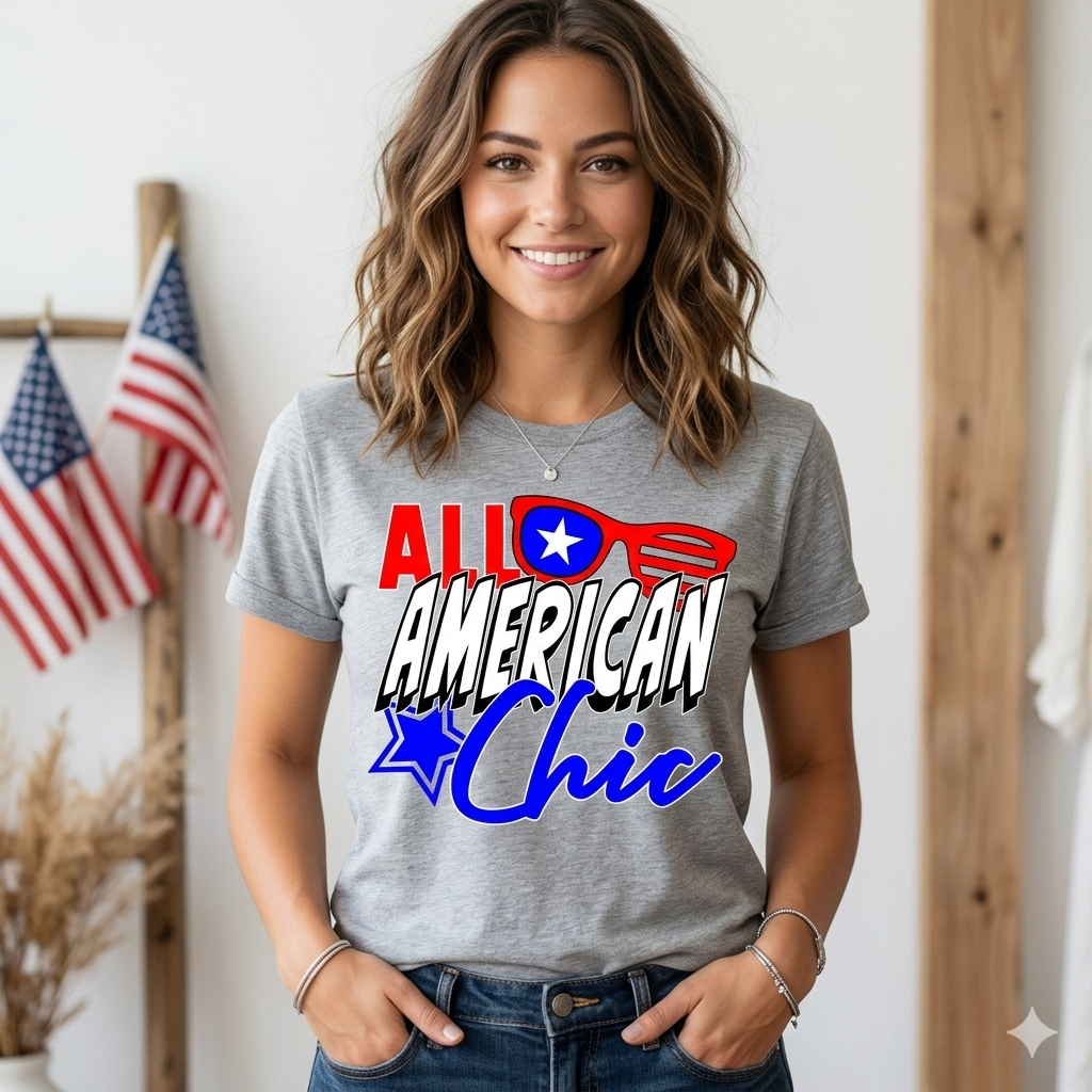 Unique Expressions Patriotic T-shirt - All American Chic
