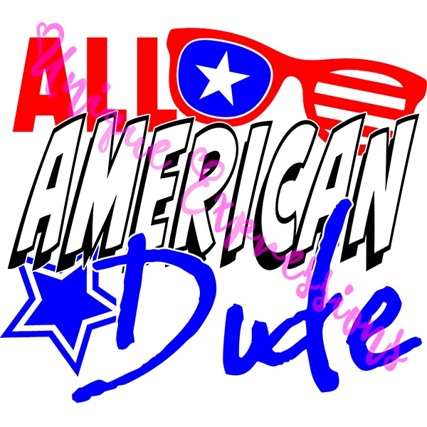 Unique Expressions Patriotic T-shirt - All American Dude