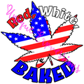 Unique Expressions Patriotic T-shirt - Red, White, & Baked