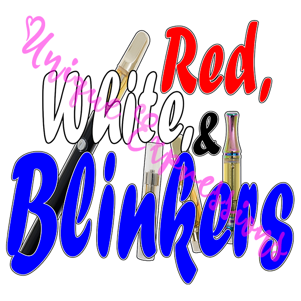 Unique Expressions Patriotic T-shirt - Red, White, & Blinkers