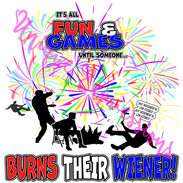 Unique Expressions Patriotic T-shirt - It's All Fun and Games...