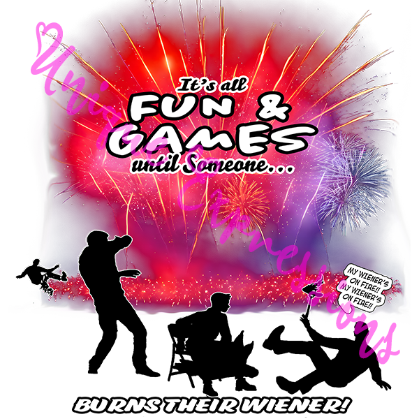 Unique Expressions Patriotic T-shirt - It's All Fun and Games...