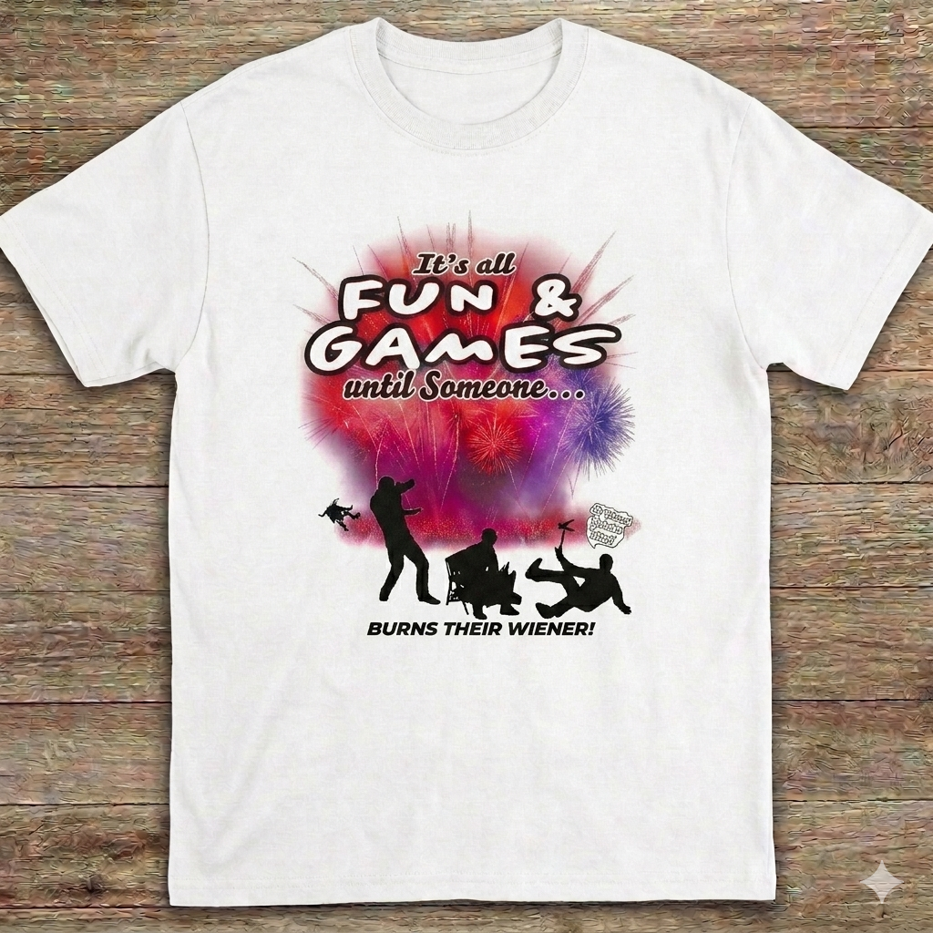 Unique Expressions Patriotic T-shirt - It's All Fun and Games...