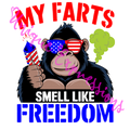 Unique Expressions Patriotic T-shirt - My Farts Smell Like Freedom