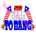 Unique Expressions Patriotic T-shirt - Just Here to Bang